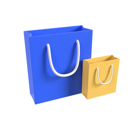 Sac de courses  3D Illustration