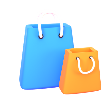 Sac de courses  3D Icon