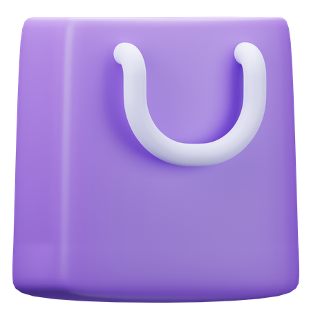 Sac de courses  3D Icon