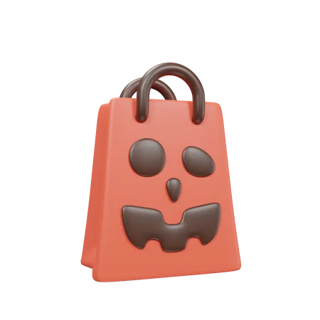 Sac à provisions halloween  3D Icon