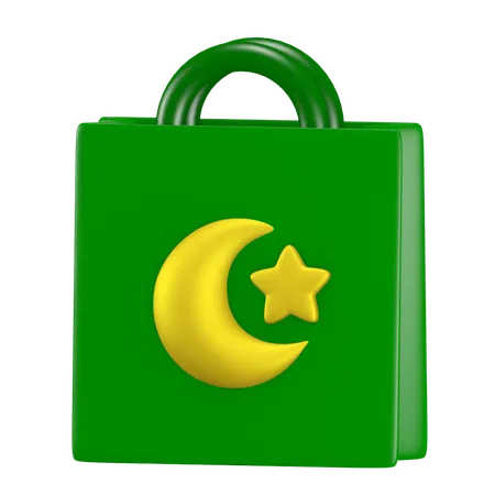Sac à provisions Ramadan  3D Icon