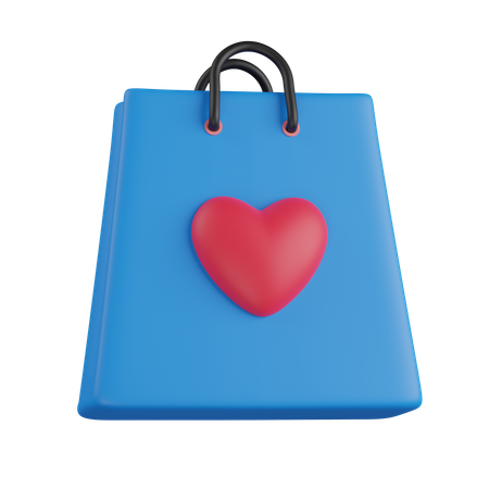 Sac de la Saint-Valentin  3D Icon