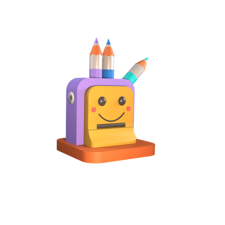 Sacapuntas  3D Icon