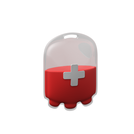 Sacca di sangue  3D Icon