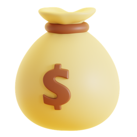 Sack of money 3D Icon