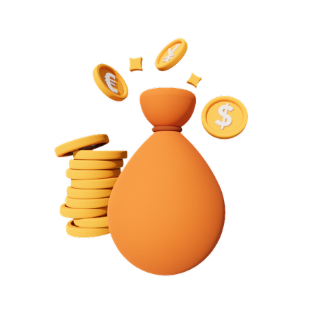 Sack of Money  3D Icon
