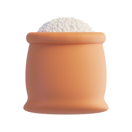 Saco de arroz  3D Icon