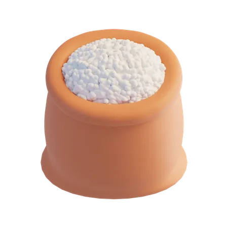 Saco de arroz  3D Icon