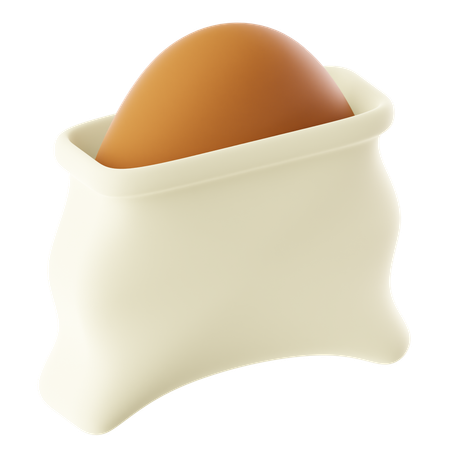 Saco de cafe  3D Icon