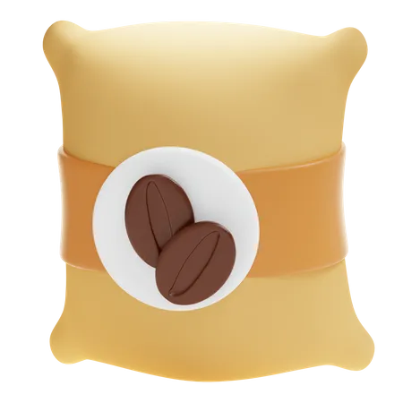 Saco de cafe  3D Icon