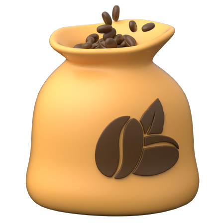 Saco de café  3D Icon
