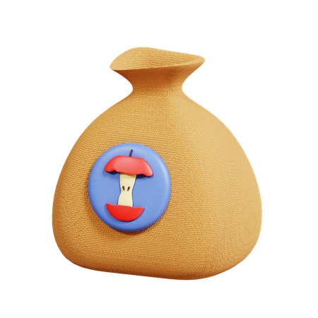 Saco de abono  3D Icon