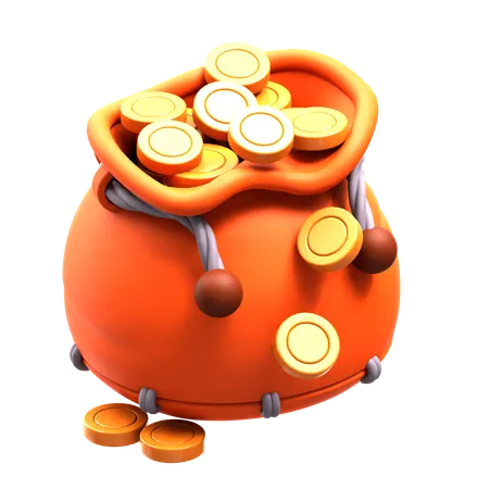 Saco de dinero  3D Icon