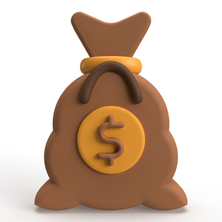 Saco de dinero  3D Icon