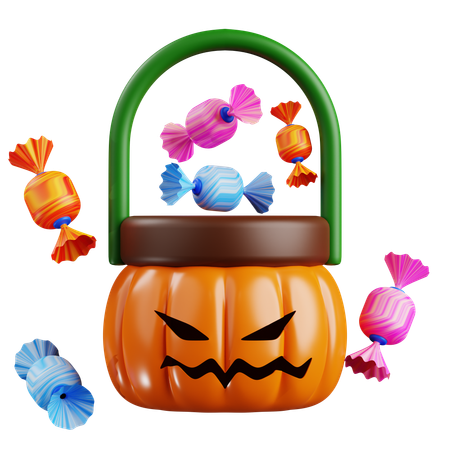Saco de doces  3D Icon