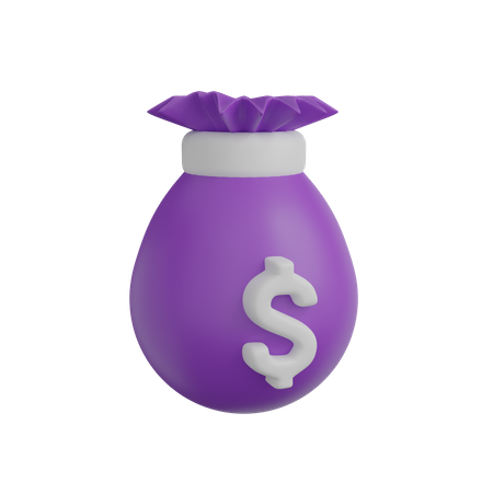 Saco de dólar  3D Icon