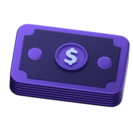 Saco de dolares  3D Icon