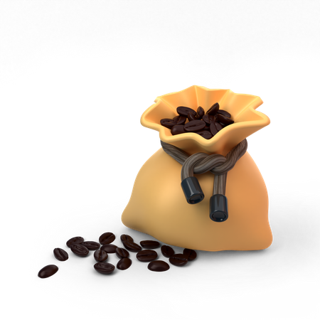 Saco de grãos de café  3D Icon