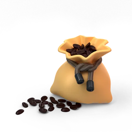 Saco de grãos de café  3D Icon