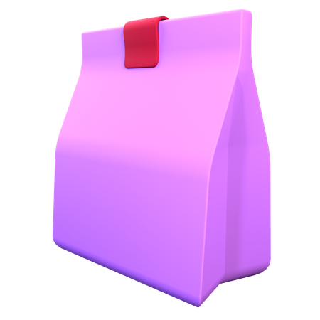 Saco de papel  3D Icon