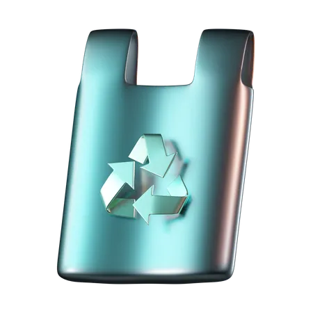 Saco de reciclagem  3D Icon