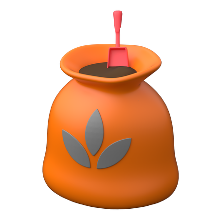 Saco de fertilizante  3D Icon