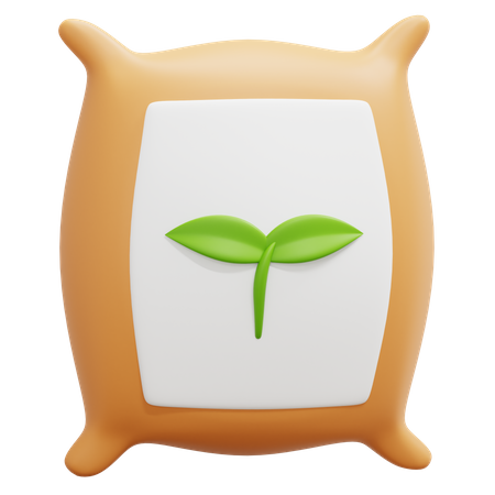 Saco de fertilizantes  3D Icon