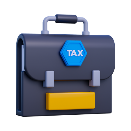 Saco fiscal  3D Icon