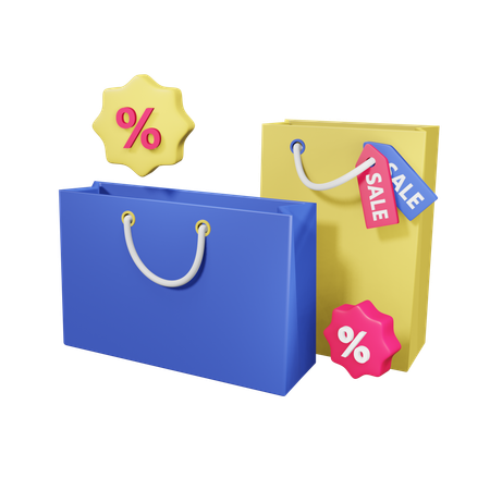 Bolsa de compras  3D Icon