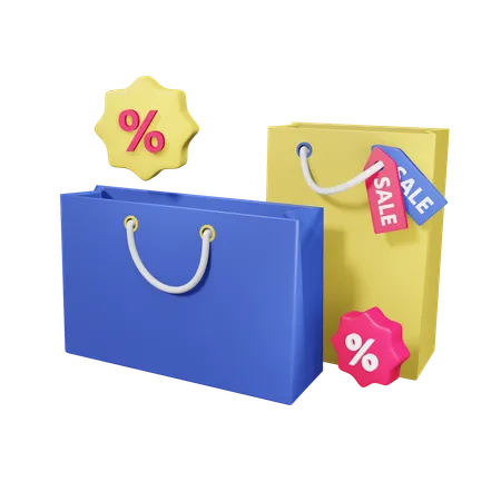 Bolsa de compras  3D Icon