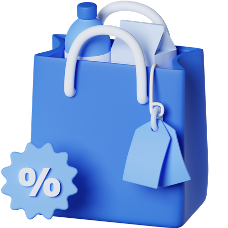 Bolsa de compras  3D Icon