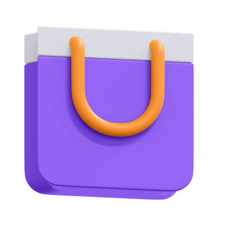 Bolsa de compras  3D Icon