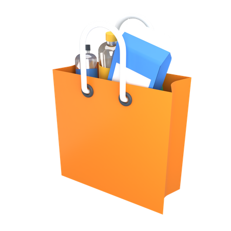 Bolsa de compras  3D Illustration