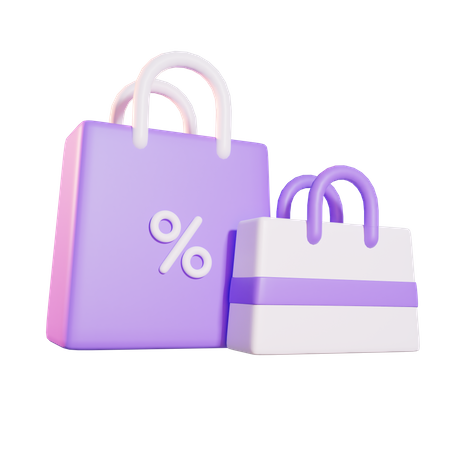 Bolsa de compras  3D Icon