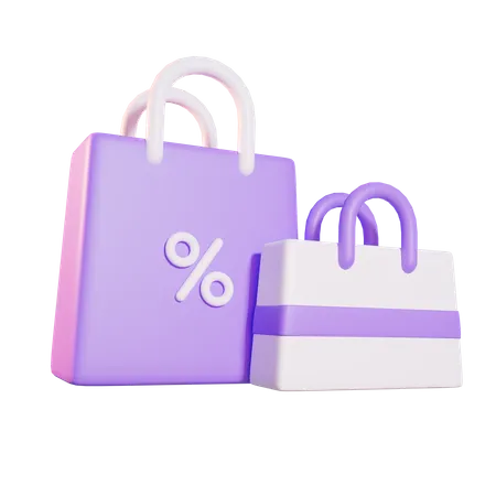 Bolsa de compras  3D Icon