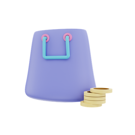 Bolsa de compras  3D Icon