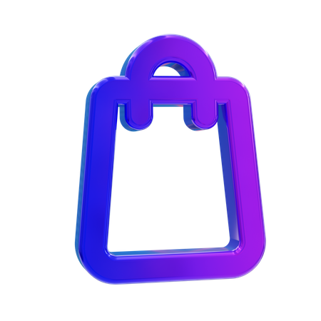 Bolsa de compras  3D Icon