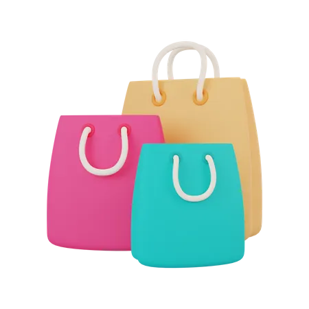 Bolsa de compras  3D Icon