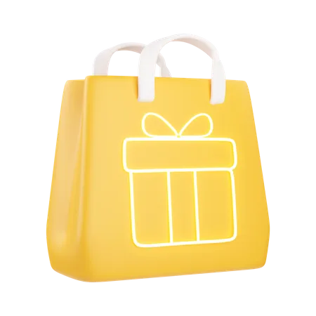 Bolsa de compras  3D Icon