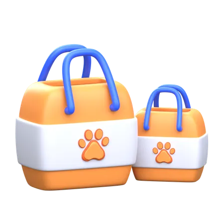 Sacola de compras para animais de estimação  3D Icon