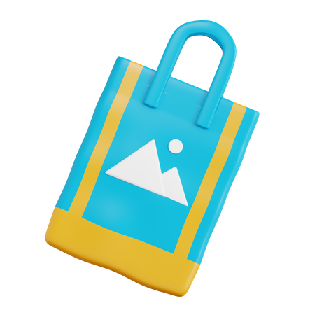 Bolsa estampada  3D Icon