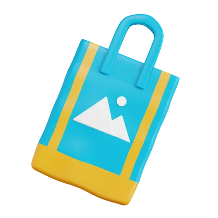 Bolsa estampada  3D Icon