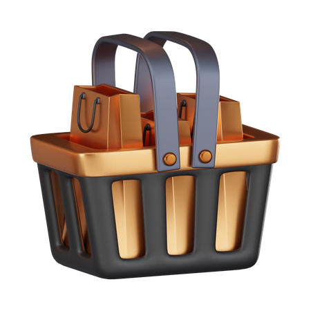 Sacolas de compras  3D Icon