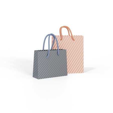 Sacolas de compras  3D Illustration