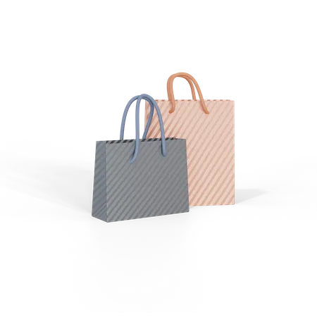 Sacolas de compras  3D Illustration