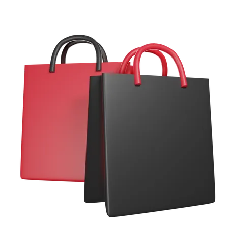 Sacolas de compras  3D Icon