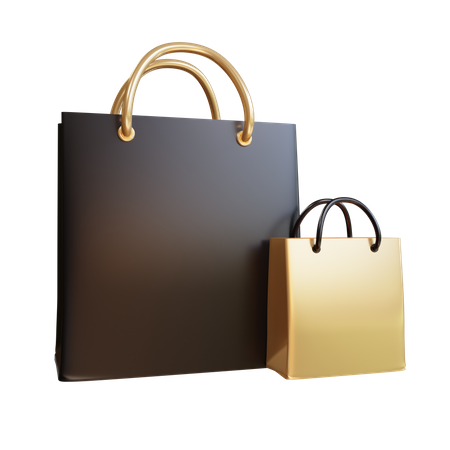 Sacolas de compras para festivais  3D Icon