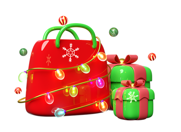 Sacolas de papel para compras  3D Icon