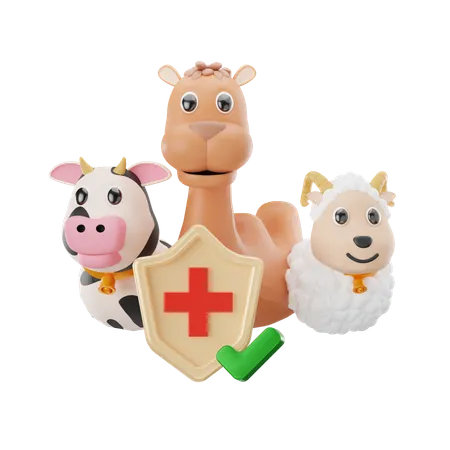 Sacrificial Animals Health  3D Icon