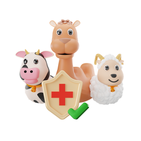 Sacrificial Animals Healthy  3D Icon
